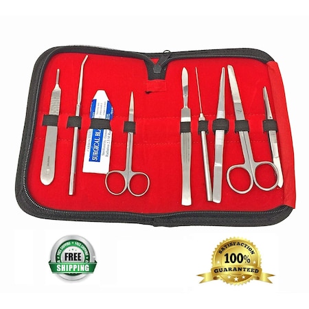 Scientific Labwares Biology Dissecting Kit-Vinyl Case: ( 12 SWZR-178