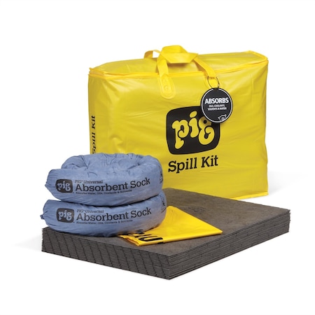 Pig Pig Universal Spill Kit Absorbs 5 Gallons NPG45300