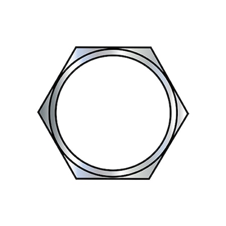 Zoro Select 15/32-32X3/32 9/16 W/A/F HEX PANEL NUT ZINC, PK2000 4609309NP