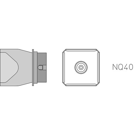 Weller Hotgas Nozzlenq40260X260 T0058736804N