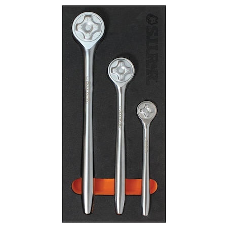 Sur&R Nano-Ratchet Set, 2.5 Deg, 3 Pcs NR3