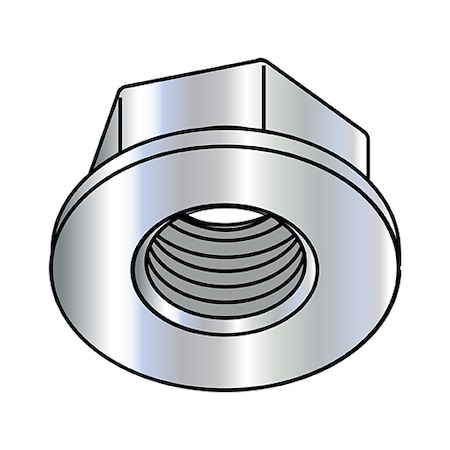 Zoro Select 5/16-18 NO SERR HEX FLANGE NUTS ZINC AND BAKE 31NRNS
