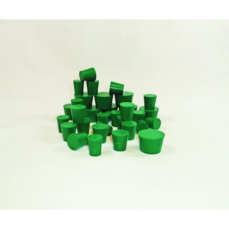 United Scientific Neoprene Stoppers, Solid, #9, PK 10 NST9-S