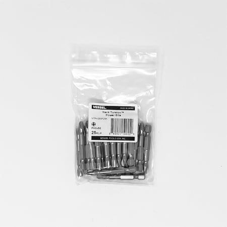 Vessel NECK TORSION Power Bit PH3x50, PK25 NTPH350P25K