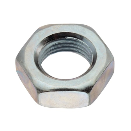Ampg Jam Hex Nut, 9/16" -18 Size, Steel Zinc NUT25191F