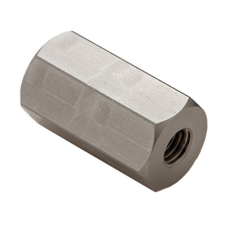 Ampg Coupling Nut Reducer, 3/8"-16 and 5/8"-11, Stainless Steel, Grade 18-8, Plain, 1-1/2 in Lg NUT60138X58