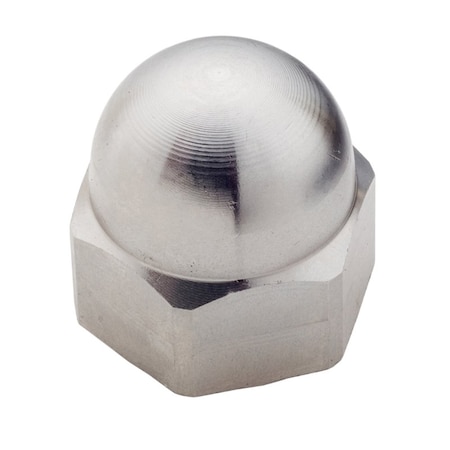 Ampg Acorn Nut, 3/4"-10, 316 Stainless steel, Plain, 1-1/32 in H NUT80534C