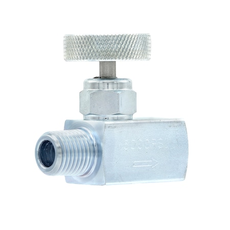 Pic Gauges Needle Valvepsi, 1/4"MxF, CS, Small Valve NVS-CS-1/4-GS180-MXF