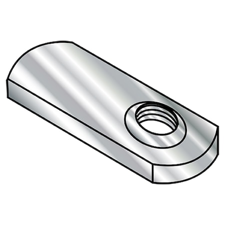 Zoro Select Tab Weld Nut, 5/16"-18, 18-8 Stainless Steel, 0.655 in Wd, 0.999 in Lg, 0.145 in Ht, 1000 PK 31NWS1SS