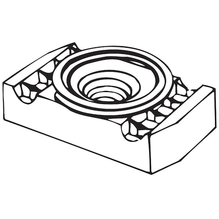 FLEX-STRUT Channel Nut, Top Spring, 3/8" FS-3/8TG E/G