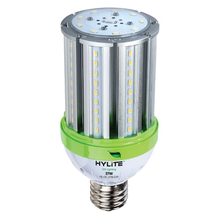 Hylite LED Omni-Cob Repl Lamp for 150W HID, 27W, 3780 Lumens, 5000K, E39 HL-OC-27W-E39-50K