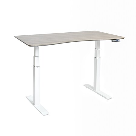 Airlift S3 Height Adjustable Electric Desk, White OFFK66003