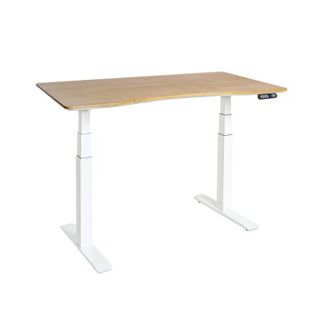 Airlift S3 Height Adjustable Electric Desk, White OFFK66004