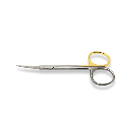 Cynamed Iris Scissors, 4.5", Cvd, One Gold Ring CYZR-0131