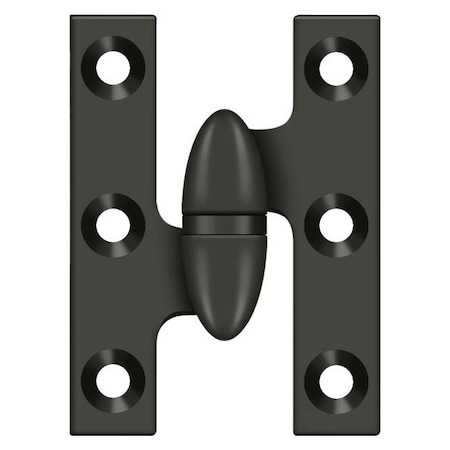 Deltana Oil Rubbed Bronze Knuckle Hinge OK2015U10B-L