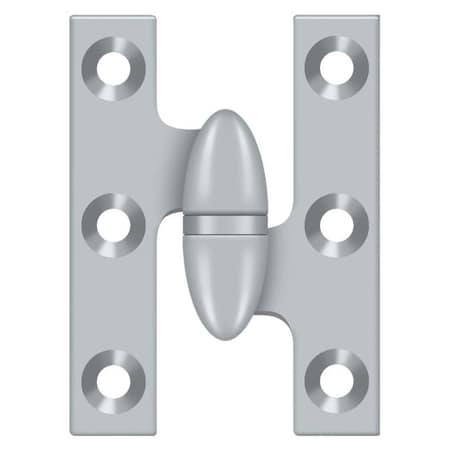 Deltana Satin Chrome Door and Butt Hinge OK2015U26D-R