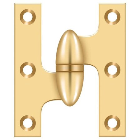 Deltana Lifetime Brass Knuckle Hinge OK2520CR003-L