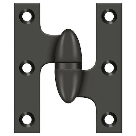 Deltana Oil Rubbed Bronze Knuckle Hinge OK2520U10B-R