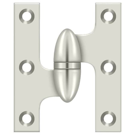 Deltana Bright Nickel Knuckle Hinge OK2520U14-L