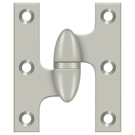 Deltana Satin Nickel Door and Butt Hinge OK2520U15-L