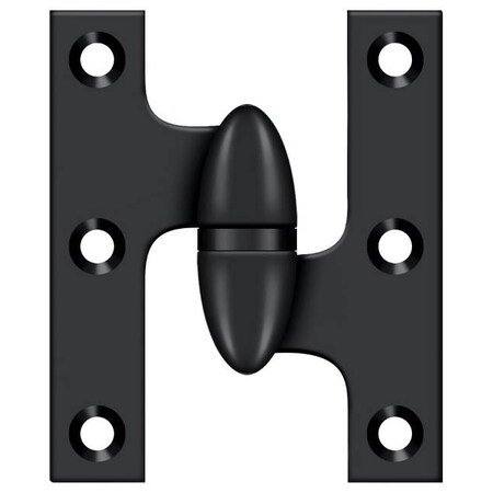 Deltana Black Door and Butt Hinge OK2520U19-R
