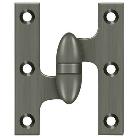 Deltana Antique Nickel Door and Butt Hinge OK3025B15A-L