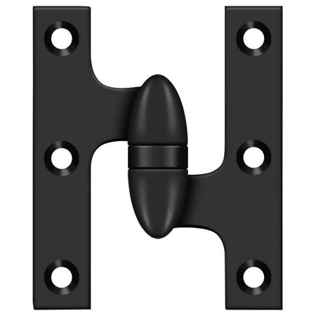 Deltana Black Door and Butt Hinge OK3025B19-R