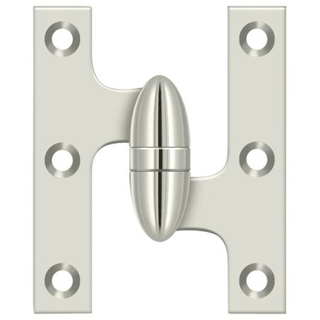 Deltana Bright Nickel Door and Butt Hinge OK5032B14-R
