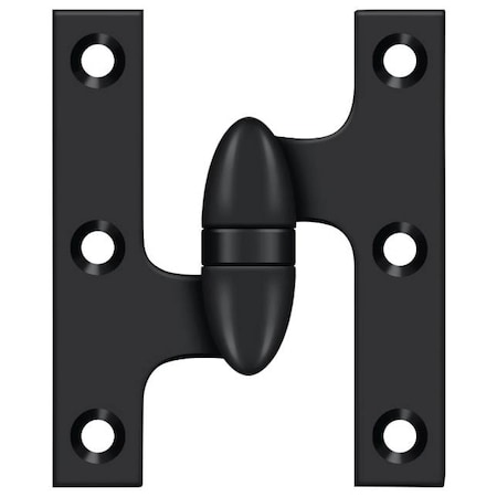 Deltana Black Knuckle Hinge, Holes per Leaf: 4 OK5032B19-L