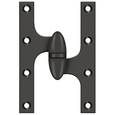 Deltana Oil Rubbed Bronze Door and Butt Hinge OK6040B10B-R