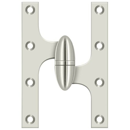Deltana Bright Nickel Door and Butt Hinge OK6040B14-R