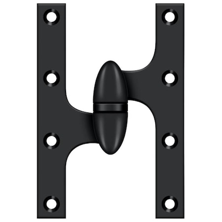 Deltana Black Door and Butt Hinge OK6040B19-L
