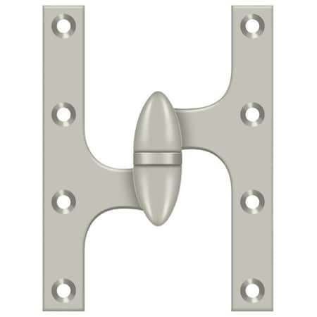 Deltana Satin Nickel Door and Butt Hinge OK6045B15-L