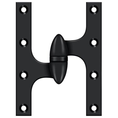 Deltana Black Door and Butt Hinge OK6045B19-L