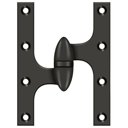Deltana Oil Rubbed Bronze Door and Butt Hinge OK6050B10B-L