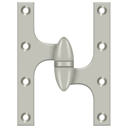 Deltana Satin Nickel Door and Butt Hinge OK6050B15-R