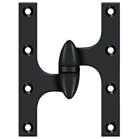 Deltana Black Door and Butt Hinge OK6050B19-L