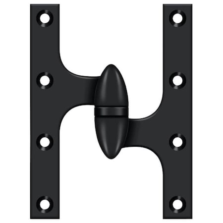 Deltana Black Door and Butt Hinge OK6050B19-R
