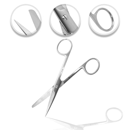 Cynamed OR Grade Operating Scissors S/B 5.5" CVD CYZR-0441