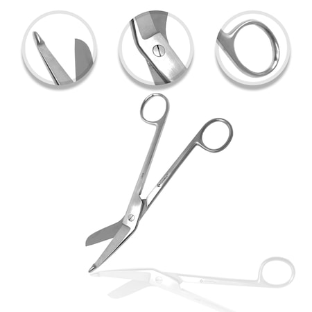 Cynamed O.R. Grade Lister Bandage Scissors 7.25" CYZR-0464