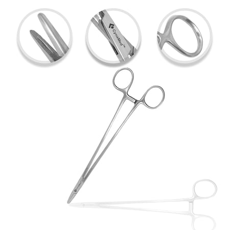 Cynamed O.R. Grade Mayo Hegar Needle Holder 10" CYZR-0494