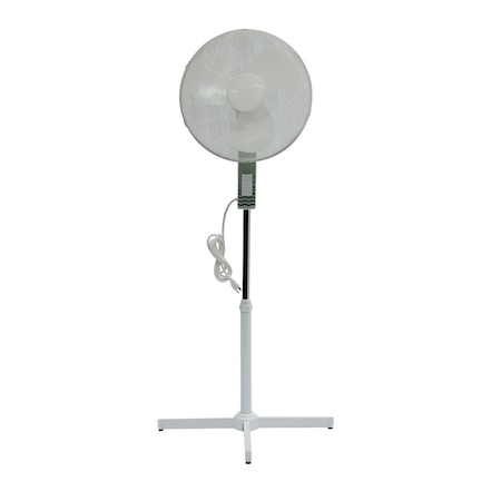 Tpi Fan Stand 16", 120V White Plastic Open Ve OSF-16