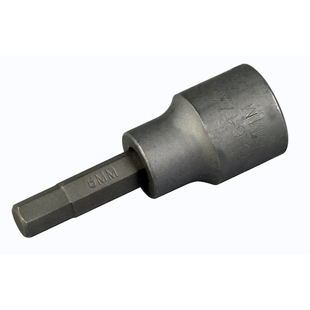 Otc Hex Bit Socket, 3/8" Drive, 6mm, SAE or Metric: Metric 6174