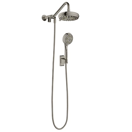 Pulse Showerspas Shower System, Brushed Nickel, Wall 1053-BN