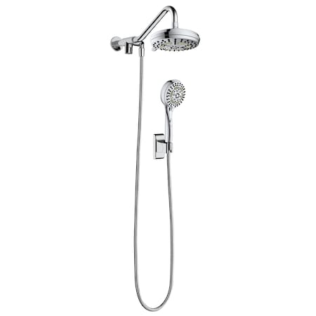 Pulse Showerspas Shower System, Chrome, Wall 1053-CH