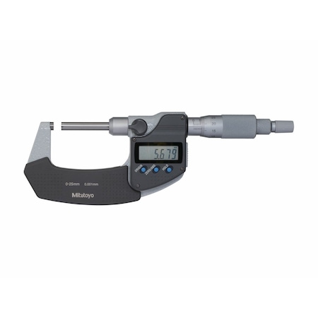Mitutoyo Micrometer, Non-Rotating 0-25mm 0.001mm 406-250-30