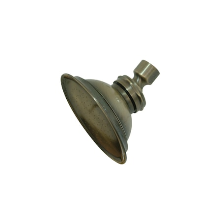 Kingston Brass Shower Head, Antique Brass, Wall Mount P10AB