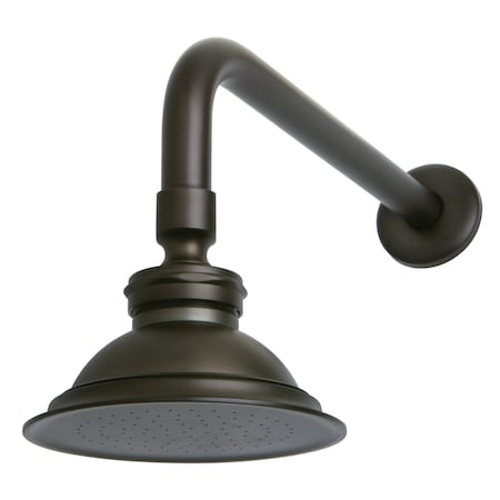 Kingston Brass Shower Head, Oil Rubbed Bronze, Wall Mount P10ORBCK