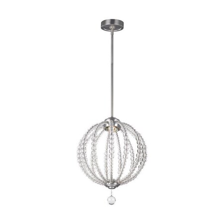 Feiss Oberlin, Two Light, Pendant, Satin Nickel P1426SN-L1