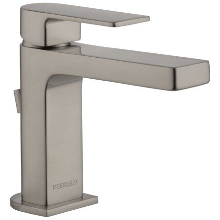 Delta Single Handle Single Hole Lavatory Faucet, Brushed Nickel 1 or 3-hole 4" installation Hole P1519LF-BN-M